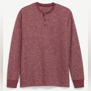 NWT! Cozy-Knit Long-Sleeve Henley T-Shirt for Men - Size XXL